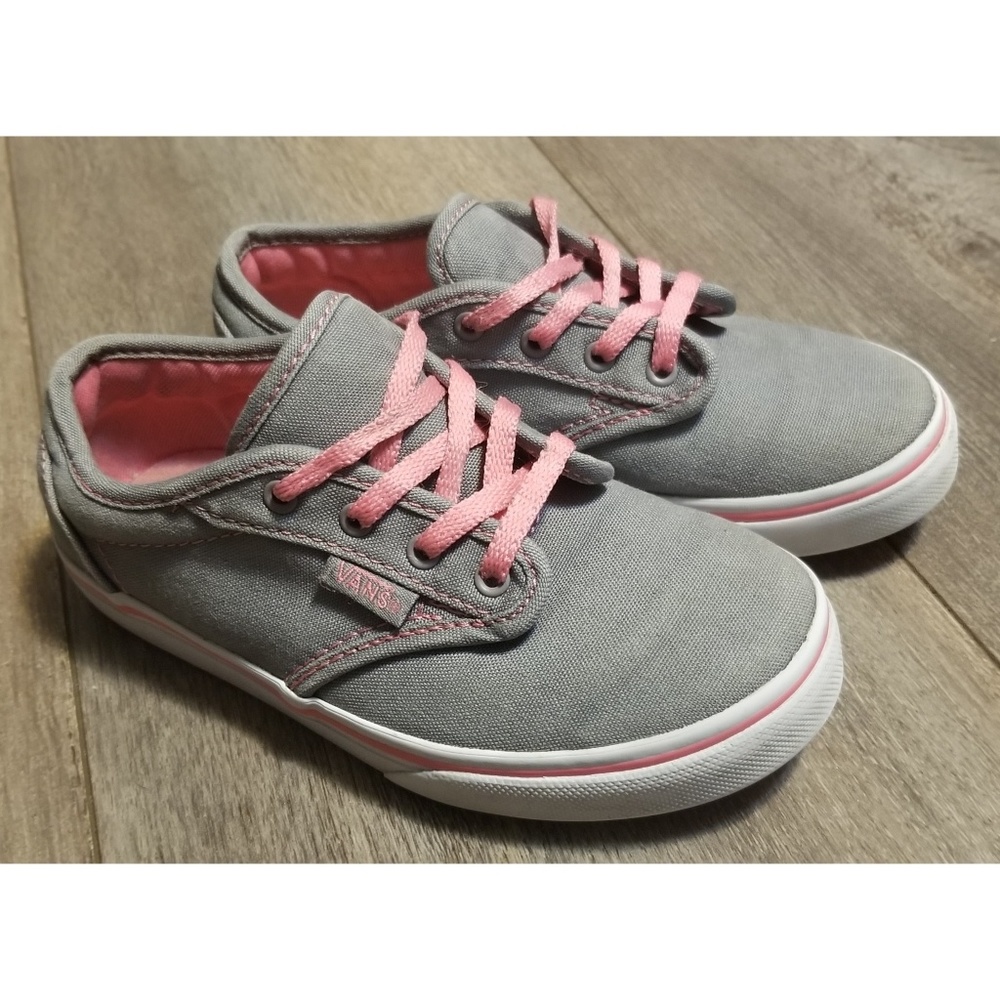 Kids Atwood Low Sneakers Pink Gray size 11.5